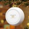 Christmas Ball Ornament Together Since 2025 Personalized Couples Keepsake - Bells / Round / 2.5" × 3"